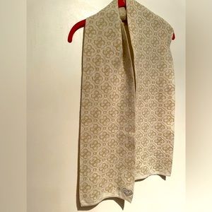 Guess scarf (beige) with rhinestone mini heart